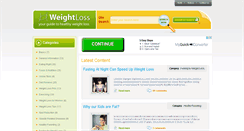 Desktop Screenshot of 101weightloss.com